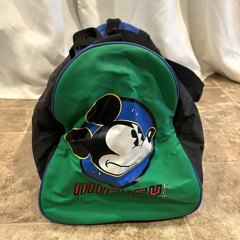 Vintage Disney Mickey Colorblock‎ Duffel Bag